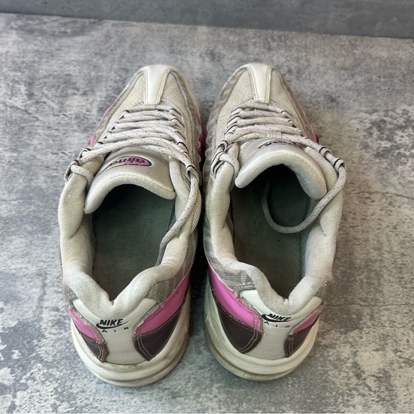 Nike Air Max 95 Running Shoes Womens sz 9 - tan/pink - Picture 6 of 9